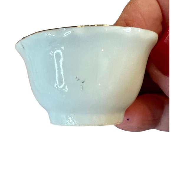Miniature Vintage Porcelain Cup & Saucer “Mother” w/ Poem Japan - Picture 4 of 4